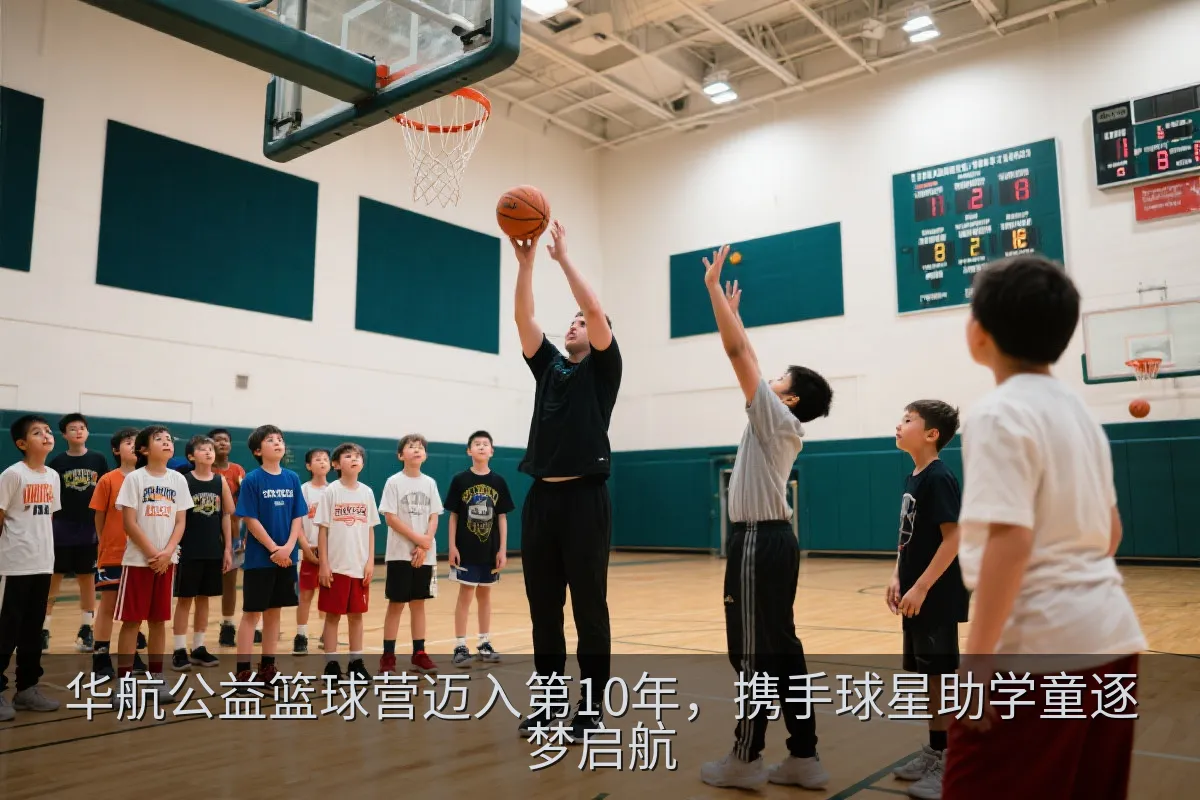 篮球教练与学生进行传球趣味竞赛